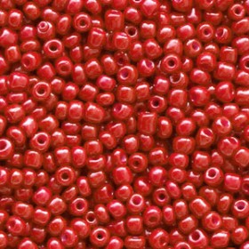 Rocailles 2mm Crimson red