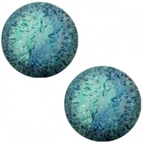 cabochon 12mm Polaris Perseo crushed ice Blue zircon