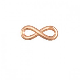 DQ infinity bedel 15 mm Rosé goud (nikkelvrij)