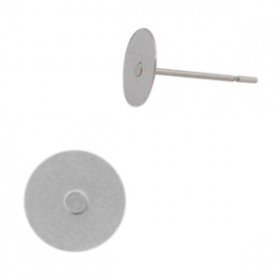 Roestvrij stalen (RVS) oorbellen/oorstekers voor 12mm cabochon
