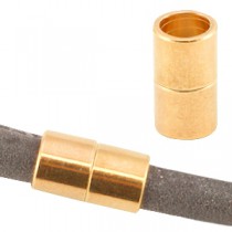 DQ metalen magneetslot Ø6.2mm Rosé goud (nikkelvrij)
