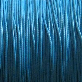 Nylon waxkoord 0.5mm blauw