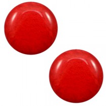 7 mm classic cabochon Polaris Elements Mosso shiny Candy red
