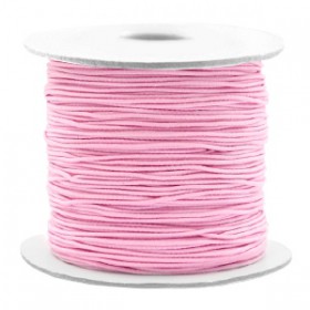 Gekleurde elastische draad 0.8mm Light pink