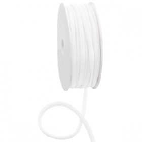 Gestikt elastische lint 5mm White