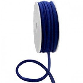 Gestikt elastische lint 5mm Dark blue