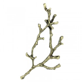 Tussenstuk branch 6cm Antiek brons