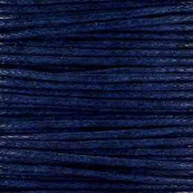 Waxkoord 1.0mm Midnight blue