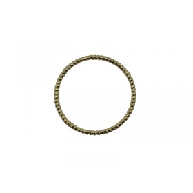 Gesloten cirkel Goud 25mm (nikkelvrij)