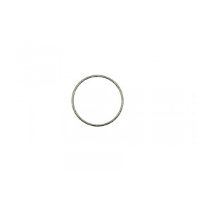 Gesloten cirkel Rhodium 19mm (nikkelvrij)