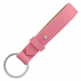 Cuoio sleutelhanger 15mm Peonia pink