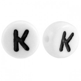 Acryl letterkraal rond K